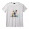 Aquarelle Colorée pour Lévrier Italien T-Shirt - Motif Pop Art Original pour Amoureux de Chiens