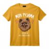 Spitz Nain Cadeau Humour Pyjama Chien Loulou De Poméranie T-Shirt - Idée Originale pour les Amoureux des Chiens et Propriétaires de Spitz