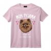 Spitz Nain Cadeau Humour Pyjama Chien Loulou De Poméranie T-Shirt - Idée Originale pour les Amoureux des Chiens et Propriétaires de Spitz