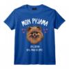 Spitz Nain Cadeau Humour Pyjama Chien Loulou De Poméranie T-Shirt - Idée Originale pour les Amoureux des Chiens et Propriétaires de Spitz