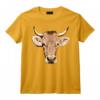 Tête de Vache Vache Brune T-Shirt - Léger et Humoristique pour Amateurs de Vaches