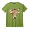 Tête de Vache Vache Brune T-Shirt - Léger et Humoristique pour Amateurs de Vaches