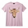 Tête de Vache Vache Brune T-Shirt - Léger et Humoristique pour Amateurs de Vaches