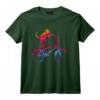 Cyclisme BMX Animal Chat Coloré Cycliste Drôle Cadeau Vélo T-Shirt - Design Cool pour Amateurs de Sport et Cadeau de Noël