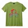Cyclisme BMX Animal Chat Coloré Cycliste Drôle Cadeau Vélo T-Shirt - Design Cool pour Amateurs de Sport et Cadeau de Noël