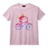 Cyclisme BMX Animal Chat Coloré Cycliste Drôle Cadeau Vélo T-Shirt - Design Cool pour Amateurs de Sport et Cadeau de Noël
