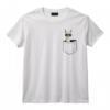 Alpaga Hipster avec Lunettes de Soleil | Lama dans le Sac T-Shirt - Art Funky pour les Fans d'Alpagas et Lamas