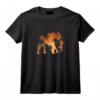 Motif Animalier Silhouette Éléphant | Safari T-Shirt - Idée Cadeau Original pour Anniversaire ou Noël