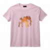 Motif Animalier Silhouette Éléphant | Safari T-Shirt - Idée Cadeau Original pour Anniversaire ou Noël