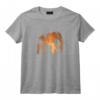 Motif Animalier Silhouette Éléphant | Safari T-Shirt - Idée Cadeau Original pour Anniversaire ou Noël