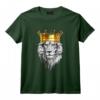HapBird de la Couronne pour les Fans de Lion T-Shirt - Cadeau Unique pour Amateurs de Félins - Idée de Cadeau Original pour Anniversaire, Noël, et Fête des Pères