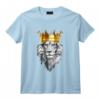 HapBird de la Couronne pour les Fans de Lion T-Shirt - Cadeau Unique pour Amateurs de Félins - Idée de Cadeau Original pour Anniversaire, Noël, et Fête des Pères