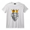 HapBird de la Couronne pour les Fans de Lion T-Shirt - Cadeau Unique pour Amateurs de Félins - Idée de Cadeau Original pour Anniversaire, Noël, et Fête des Pères