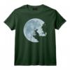 Full Moon Lapin Oreilles de lapin de Pâques Chasse aux œufs Animal propriétaire T-Shirt - Design Original pour Amateurs de Lapins et Fête de Pâques