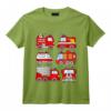 Enfant Tee Shirt Camion de Pompier Bebe Voitures de Pompiers T-Shirt - Original et Mignon pour les Petits Pompiers en Herbe
