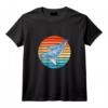 Baleines à Bosse au Coucher du Soleil Rétro Débardeur - Design Vintage pour les Amoureux des Baleines et Plongeurs