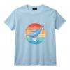 Baleines à Bosse au Coucher du Soleil Rétro Débardeur - Design Vintage pour les Amoureux des Baleines et Plongeurs