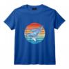 Baleines à Bosse au Coucher du Soleil Rétro Débardeur - Design Vintage pour les Amoureux des Baleines et Plongeurs