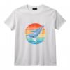Baleines à Bosse au Coucher du Soleil Rétro Débardeur - Design Vintage pour les Amoureux des Baleines et Plongeurs