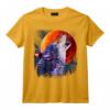 Lune de sang de loup hurlant T-Shirt - Design Original d'Art Illustration Nature Loup