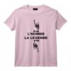 L'Homme La Légende Humour Fun T-Shirt - Coupe Classique et Léger