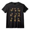 Girafe du Yoga T-Shirt - Animal Mignon du Yoga pour Amoureux des Animaux et Fans de Yoga