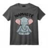 Tee Shirt Éléphant Yoga Femme Fille Yogiste Namasté - Design Spirituel pour les Passionnées de Yoga et d'Éléphants
