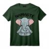 Tee Shirt Éléphant Yoga Femme Fille Yogiste Namasté - Design Spirituel pour les Passionnées de Yoga et d'Éléphants