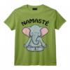 Tee Shirt Éléphant Yoga Femme Fille Yogiste Namasté - Design Spirituel pour les Passionnées de Yoga et d'Éléphants