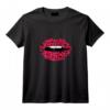 Femme Motif léopard rose - Motif gépard - Bouche T-Shirt Tendance pour Amatrice de léopard et Amoureux des Animaux - Cadeau Original pour Noël ou Anniversaire