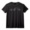 T-shirt Save the Rhino Day Heartbeat Cadeau de soutien pour la faune sauvage - Sensibilisation aux Rhinocéros et Animaux Sauvages