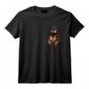 Cadeaux pour Amoureux des Chiens Rottweiler dans la Poche T-Shirt - Vêtement Stylish pour Propriétaires de Chiens - Idéal pour Anniversaire, Noël, et Plus
