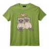 Chat Siamois Kawaii pour Enfants T-Shirt - Deux Chats S'aiment les Uns les Autres pour la Saint-Valentin