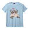 Chat Siamois Kawaii pour Enfants T-Shirt - Deux Chats S'aiment les Uns les Autres pour la Saint-Valentin