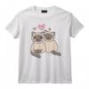 Chat Siamois Kawaii pour Enfants T-Shirt - Deux Chats S'aiment les Uns les Autres pour la Saint-Valentin