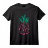 Ananas Flamant Mignon Fun Été Fruit Animal Imprimé T-Shirt - Style Estival Original avec Touche Tropicale