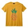 Ananas Flamant Mignon Fun Été Fruit Animal Imprimé T-Shirt - Style Estival Original avec Touche Tropicale