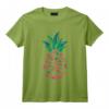 Ananas Flamant Mignon Fun Été Fruit Animal Imprimé T-Shirt - Style Estival Original avec Touche Tropicale