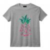 Ananas Flamant Mignon Fun Été Fruit Animal Imprimé T-Shirt - Style Estival Original avec Touche Tropicale