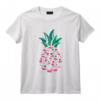 Ananas Flamant Mignon Fun Été Fruit Animal Imprimé T-Shirt - Style Estival Original avec Touche Tropicale