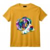 Saint Bernard coloré Chien géométrique mignon style pop art T-Shirt - Cadeau Original pour Amoureux des Chiens et Amateurs de Pop Art