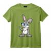 Lapin de Pâques Peace Hipster Kawaii Joyeuses Pâques T-Shirt - Design Original pour Chasse aux Œufs en Famille