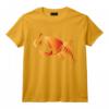 Poisson Squelette Pêche à l'Hameçon - Orange T-Shirt pour Pêcheurs Chanceux - Idéal pour Papa, Fils ou Grand-Père