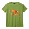 Poisson Squelette Pêche à l'Hameçon - Orange T-Shirt pour Pêcheurs Chanceux - Idéal pour Papa, Fils ou Grand-Père