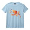Poisson Squelette Pêche à l'Hameçon - Orange T-Shirt pour Pêcheurs Chanceux - Idéal pour Papa, Fils ou Grand-Père