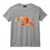 Poisson Squelette Pêche à l'Hameçon - Orange T-Shirt pour Pêcheurs Chanceux - Idéal pour Papa, Fils ou Grand-Père
