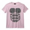 Déguisement Gorille pour Adulte et Enfant T-Shirt - Costume Halloween Amusant avec Muscles Gorille pour Hommes, Femmes et Enfants