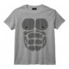 Déguisement Gorille pour Adulte et Enfant T-Shirt - Costume Halloween Amusant avec Muscles Gorille pour Hommes, Femmes et Enfants