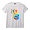 Retro Music - Peace Love - 60s 70s Hippie T-Shirt | Vintage Tee for Kids and Adults