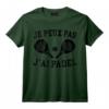 Je Peux Pas J'Ai Padel Padeliste T-Shirt - Cadeau Drôle pour Joueur de Padel avec Coéquipier